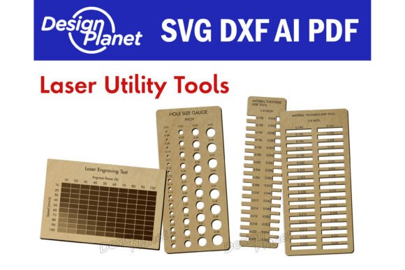 Download Laser Utility Tools for Kerf SVG - Premium Resources