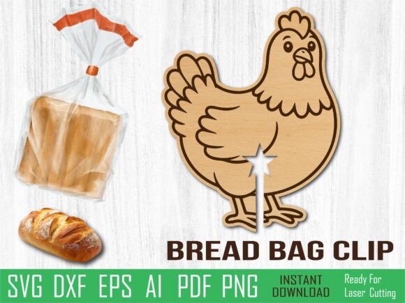 Download Chicken Bread Clip, Chicken Laser Cut - Premium Resources